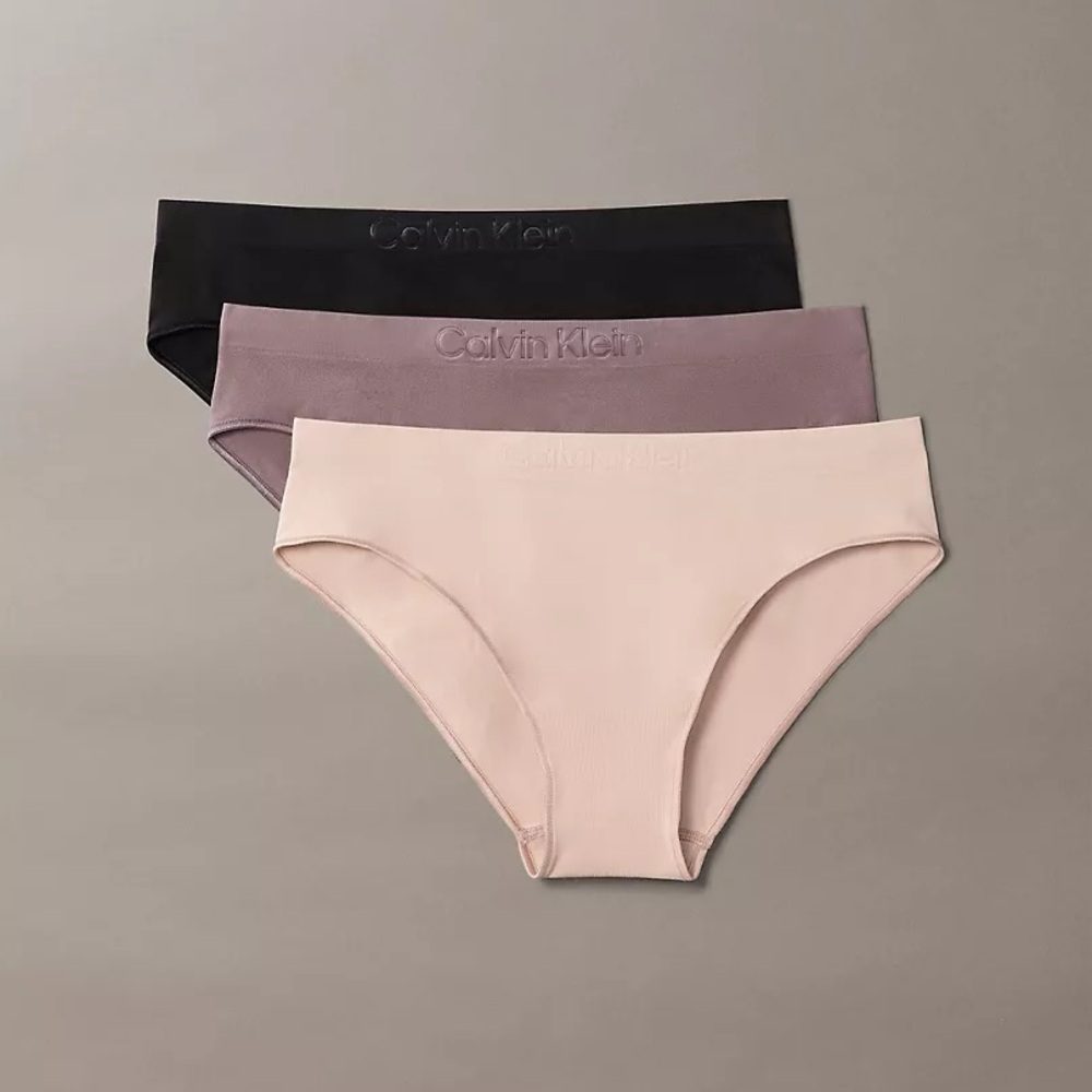 🌱 Calvin Klein Bonded Flex 3-Pack Mid Rise Bikini